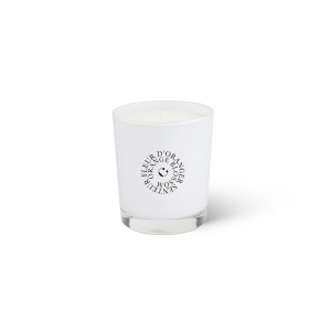 Bougie haut de gamme avec senteur Fleur d'oranger de la collection de bougies blanches Scents of Morocco