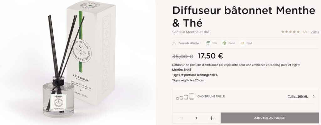 diffuseur 100ml pour petit espace